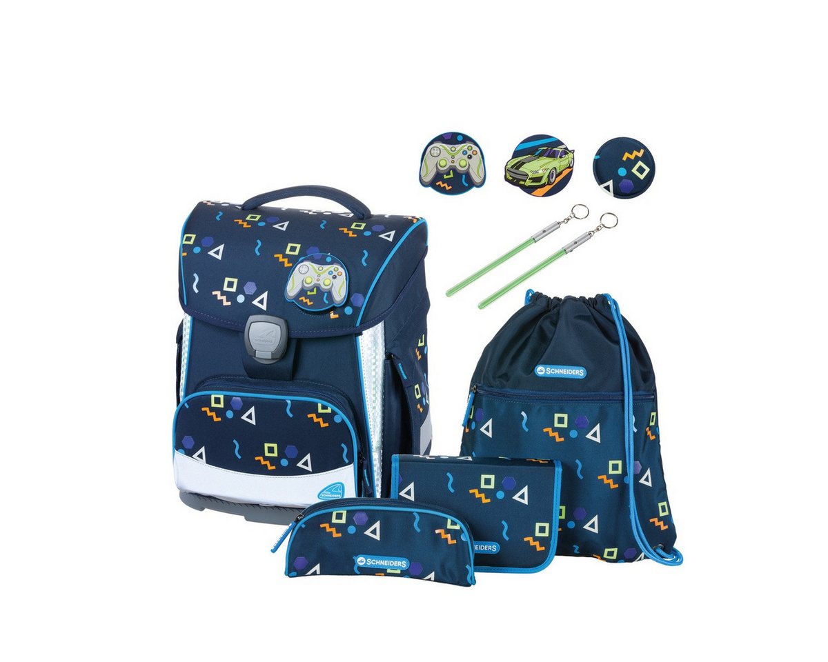 Schneiders Vienna Schulrucksack SCHNEIDERS Schultasche Toolbag Plus Level One 8 Teile Dark Blue von Schneiders Vienna