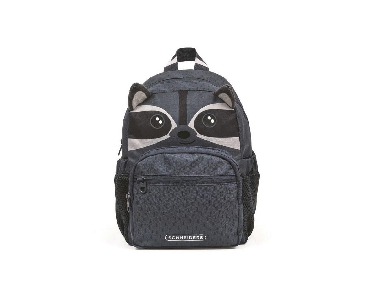 Schneiders Rucksack Kinderrucksack Kids Mini - Rocky Racoon 185 x 27 x 11 cm 6 Liter grey von Schneiders
