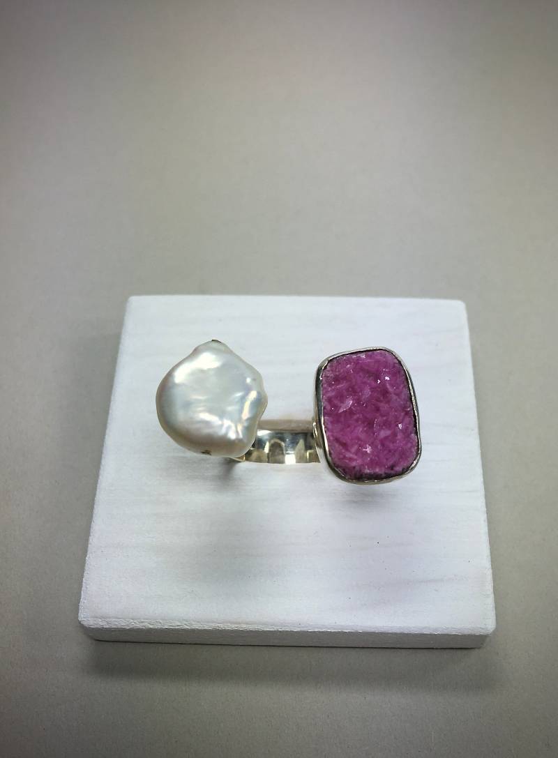 Ring Perle-Kalzit von SchneidersGold