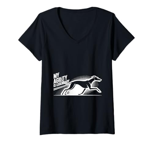 Damen My Agility is Legendary Reflex -Training Ninja - T-Shirt mit V-Ausschnitt Damen My Agility is Legendary Reflex -Training Ninja - T-Shirt mit V-Ausschnitt von Schnelle Skill Reflexe