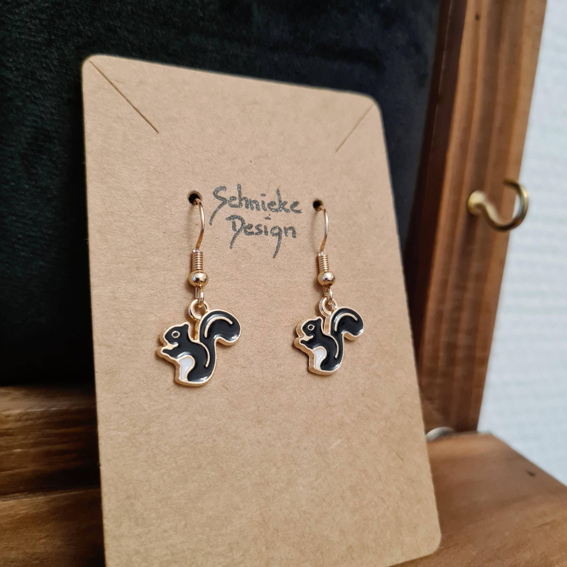 Ohrhänger "Squirrel" Aus Emaille von SchniekeDesign