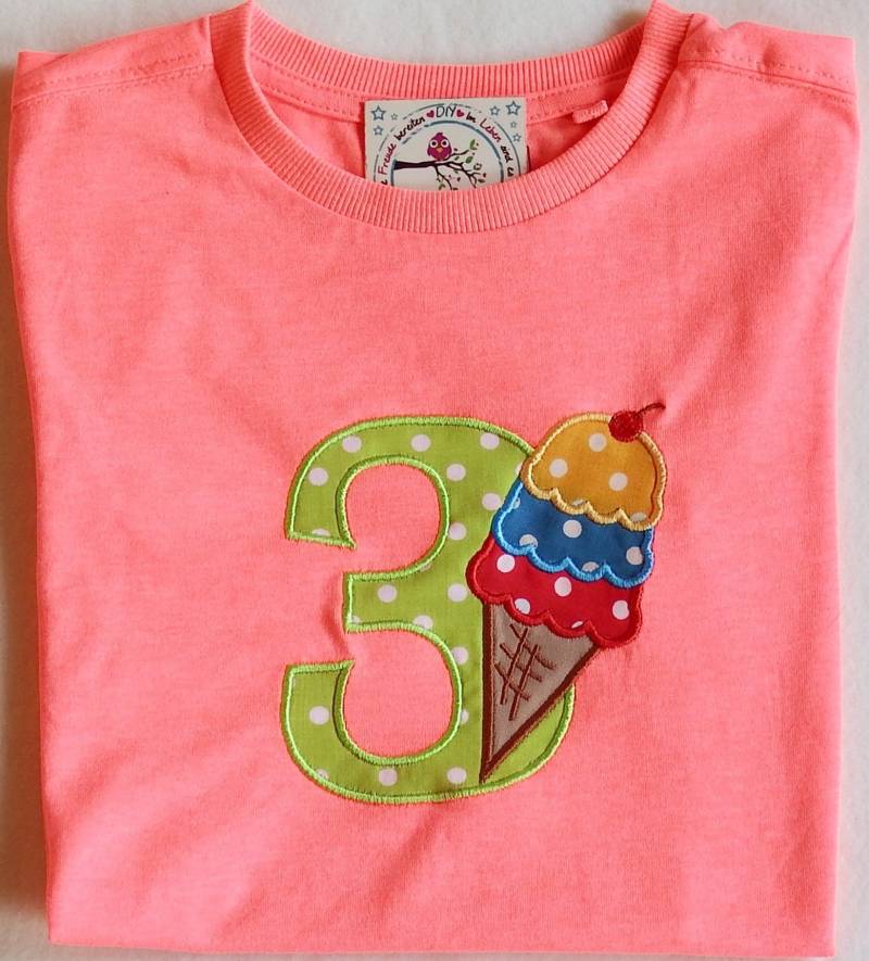 Geburtstagsshirt "Eis 3" Geburtstagsshirt "Eis 3" von Schnipselzimmer