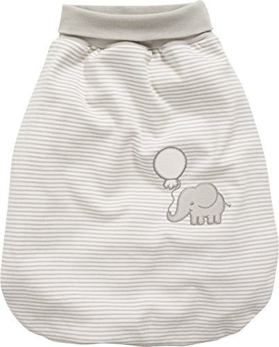 Schnizler Unisex Baby Strampelsack Interlock Elefant 800716, 2 - Natur, Einheitsgröße von Schnizler