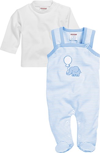 Schnizler Unisex Baby Strampler-set Interlock Elefant 813021, 17 - Bleu, 68 von Schnizler