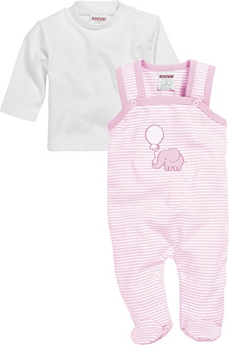 Schnizler Unisex Baby Strampler-set Interlock Elefant 813021, 14 - Rosa, 68 von Schnizler