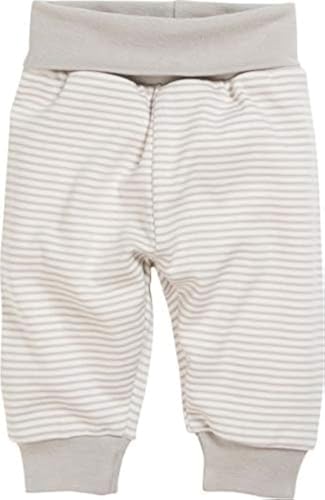 Playshoes Sweat-Hose Jogginghose Unisex Kinder, Natur Ringel ,68 von Playshoes