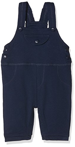 Schnizler Unisex-Baby Sweat-Latzhose Babyhose, Blau (Marine 11), 74 von Playshoes