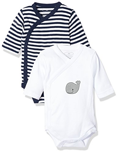 Playshoes Apparel Wickelbody Baby Kleinkind Body, Marine, 62 von Playshoes