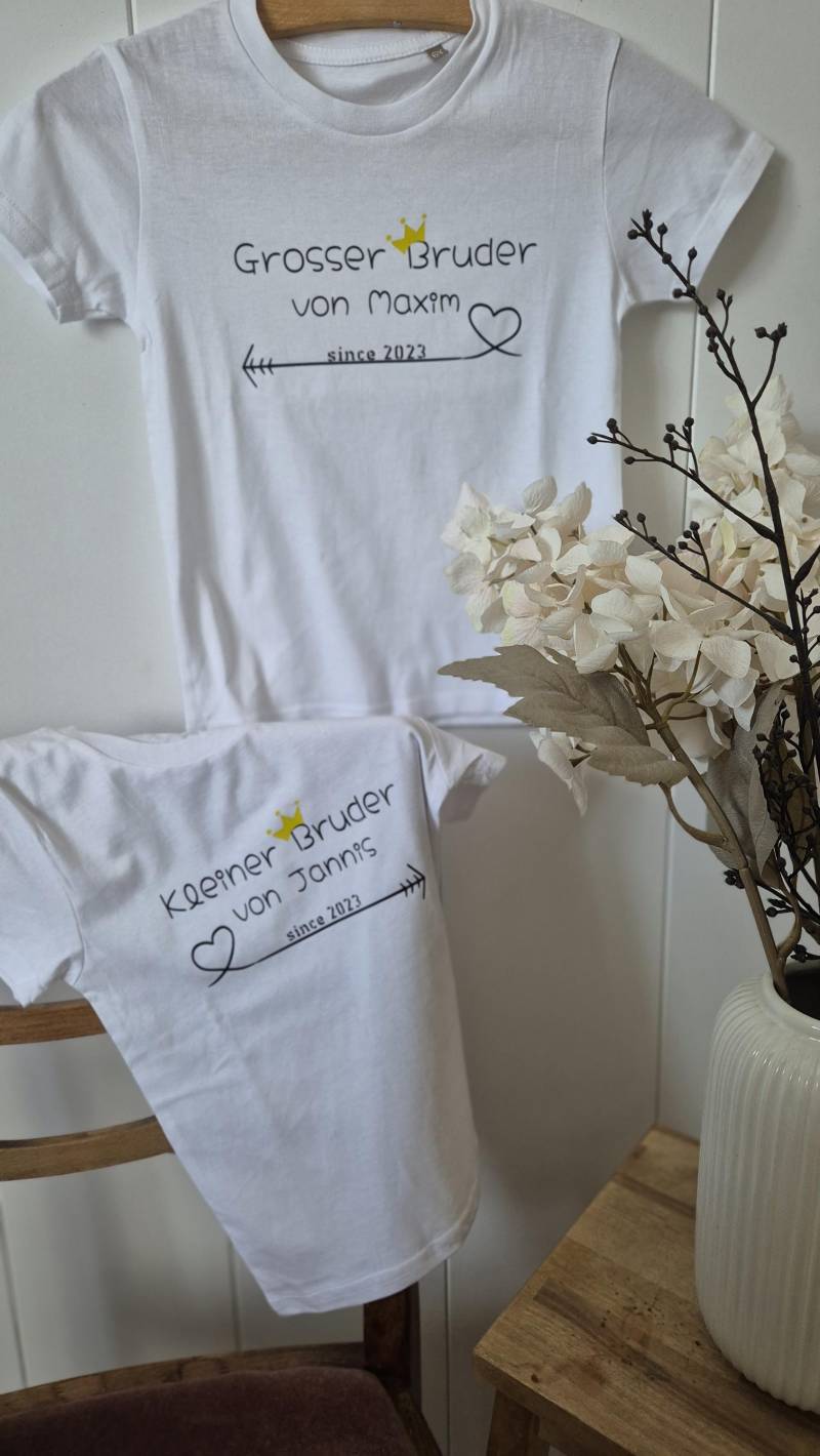Geschwister Shirt Für Kinder von Schnuerwerk
