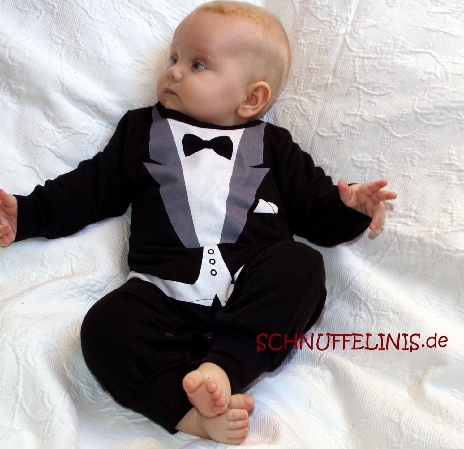 Baby Taufe Festlicher Body, Strampler, Hochzeit Mit Feiern, Jungen Taufanzug, Body Anzug Neugeborene, Frühchen von Schnuffelinis