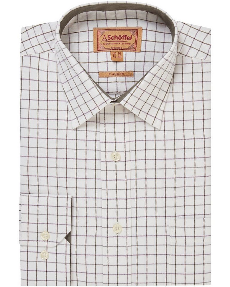 Schöffel Country Langarmhemd Karohemd Burnham Tattersall von Schöffel Country