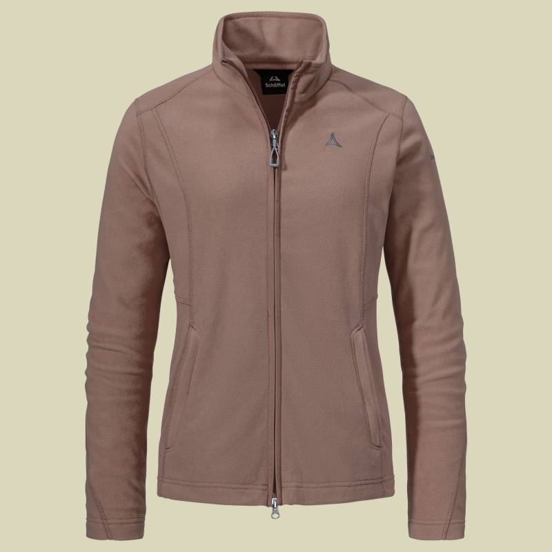 Fleece Jacket Leona3 Women braun 38 - twilight mauve von Schöffel