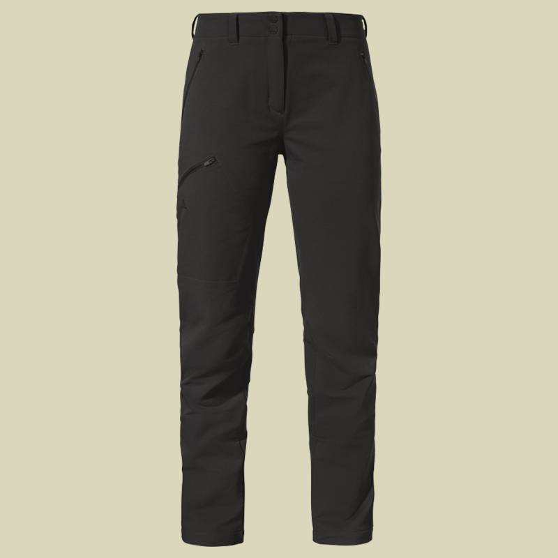 Pants Ascona Warm L Women Größe 44 Farbe black von Schöffel