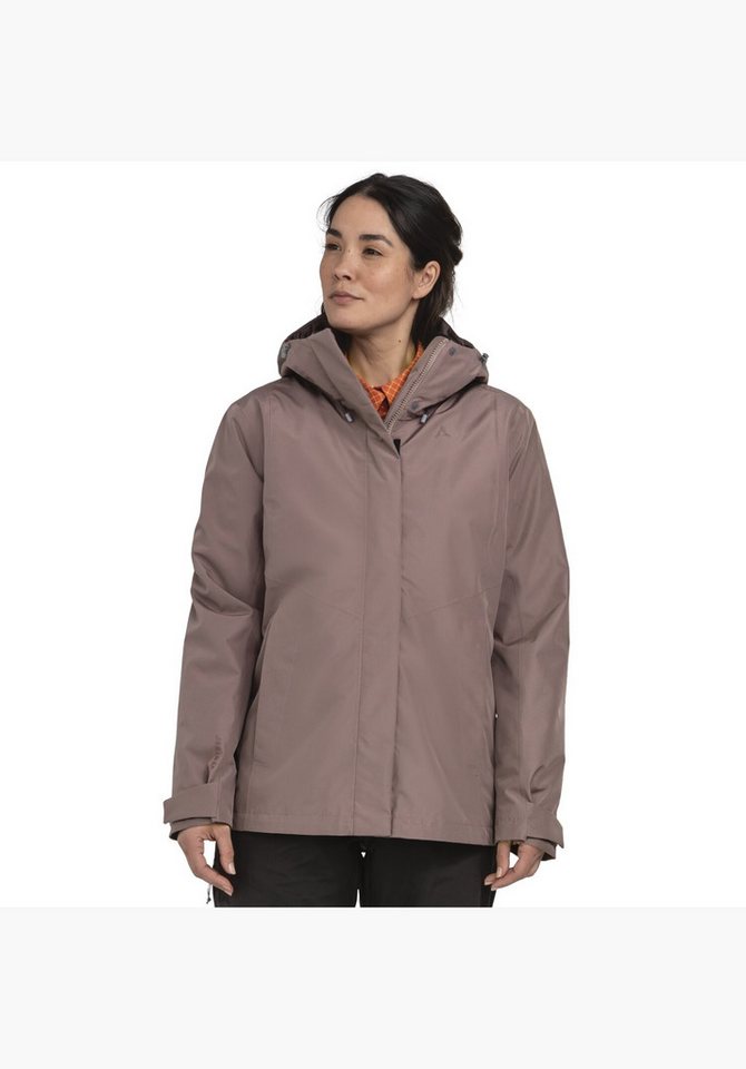 Schöffel 3-in-1-Funktionsjacke 3in1 Jacket Style Okere WMS (2-St) Wasserdicht, winddicht, atmungsaktiv Übergangsjacke von Schöffel