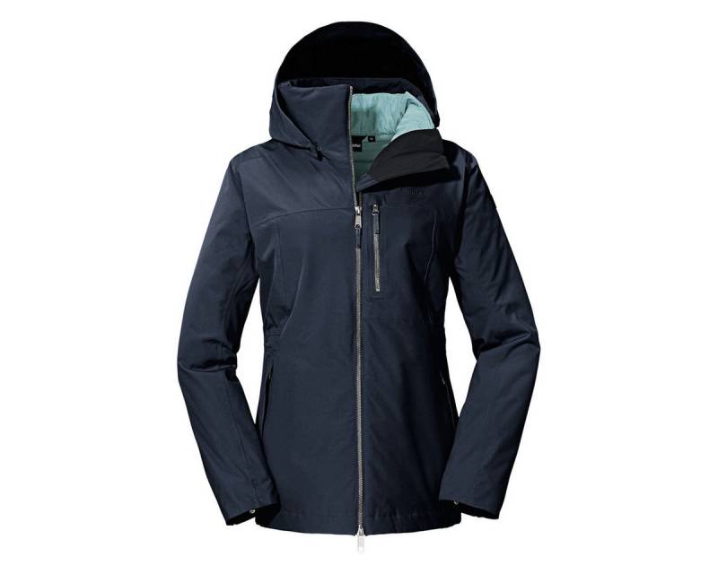 Schöffel 3-in-1-Funktionsjacke Krakau Damen Funktionsjacke, Windjacke, Winterjacke, Regenjacke, Anorak von Schöffel