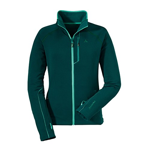 Schöffel Damen 11465-6795 ZipIn Fleece-Jacke ZipIn! Fleece Walsertal Atlantis - 44 von Schöffel