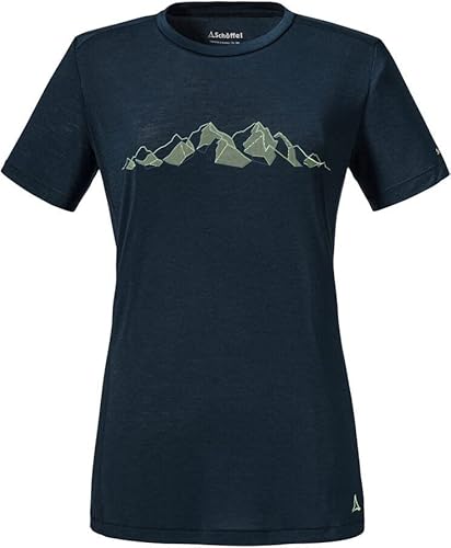 Schöffel Damen Chaberton T-Shirts, Dress Blues, 36 von Schöffel