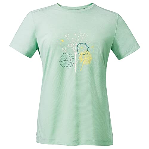 Schöffel Damen Hochberg T-Shirt, Matcha Mint, 40 von Schöffel