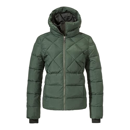 Schöffel Damen Ins Jacket Boston L Winter Jacke, Dark Jade, 44 von Schöffel