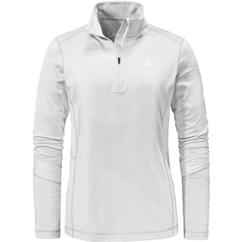 Schöffel Damen Lenggries Longsleeve, Bright White, 46 von Schöffel