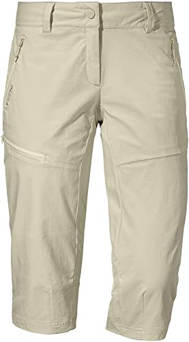 Schöffel Damen Pants Caracas1, leichte und kühlende Wanderhose aus elastischem Stoff, vielseitige Outdoor Hose mit optimaler Passform und praktischen Taschen, humus, 38 von Schöffel