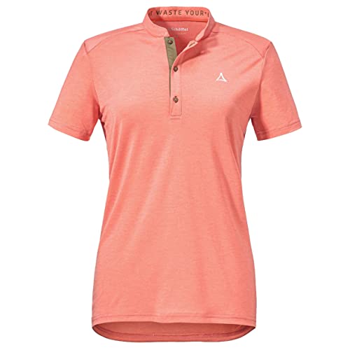 Schöffel Damen Rim Polohemd, Georgia Peach, 38 von Schöffel