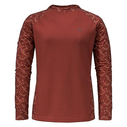 Schöffel Damen Shirt Oberteil Sweatshirt Longsleeve Kasos L, Farbe:Rot, Artikel:-2635 burlwood, Größe:44 von Schöffel