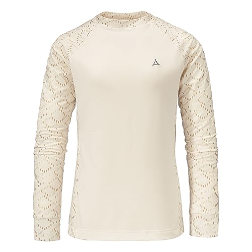 Schöffel Damen Shirt Oberteil Sweatshirt Longsleeve Kasos L, Farbe:Weiß, Artikel:-1140 Whisper White, Größe:38 von Schöffel