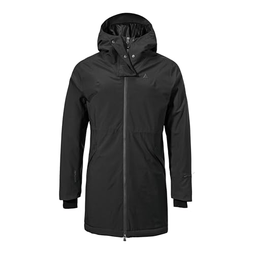 Schöffel Damen Style Crivat Wms Winter Parka, Schwarz, 38 EU von Schöffel