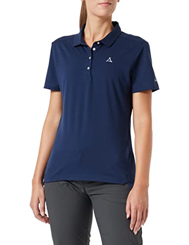 Schöffel Damen Vilan Polohemd, Dress Blues, 34 von Schöffel