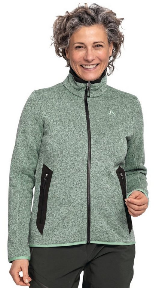 Schöffel Fleecejacke Hiking Circ Style Yew (warm, hoher Feuchtigkeitstransport) grün Damen von Schöffel