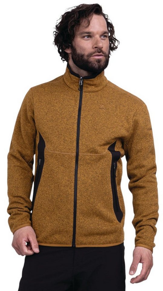 Schöffel Fleecejacke Hiking Circ Style Yew (warm, schnelltrocknend) braun Herren von Schöffel