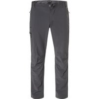 Schöffel Herren Hosen grau Mikrofaser/Funktion unifarben Slim Fit von Schöffel