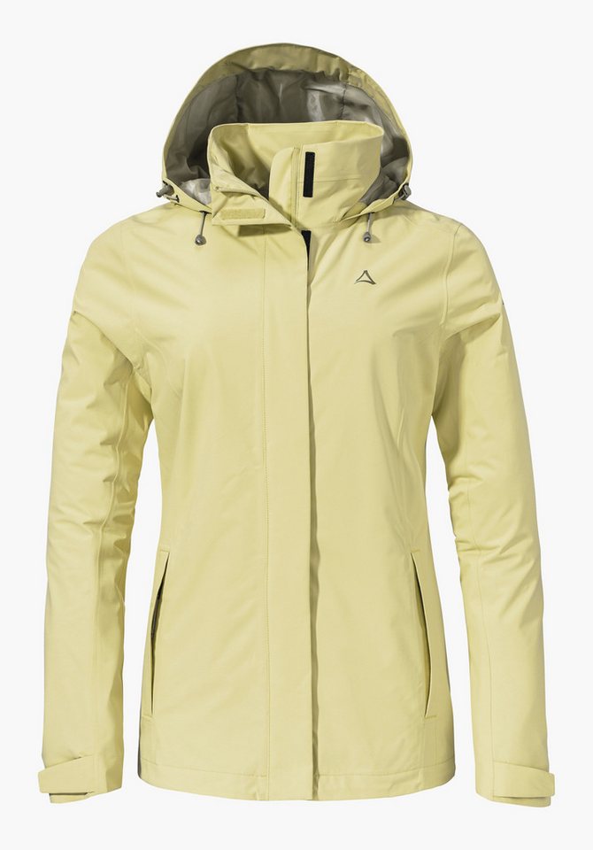 Schöffel Funktionsjacke Gmund L für Damen atmungsaktiv, Winddicht, Wasserdicht von Schöffel