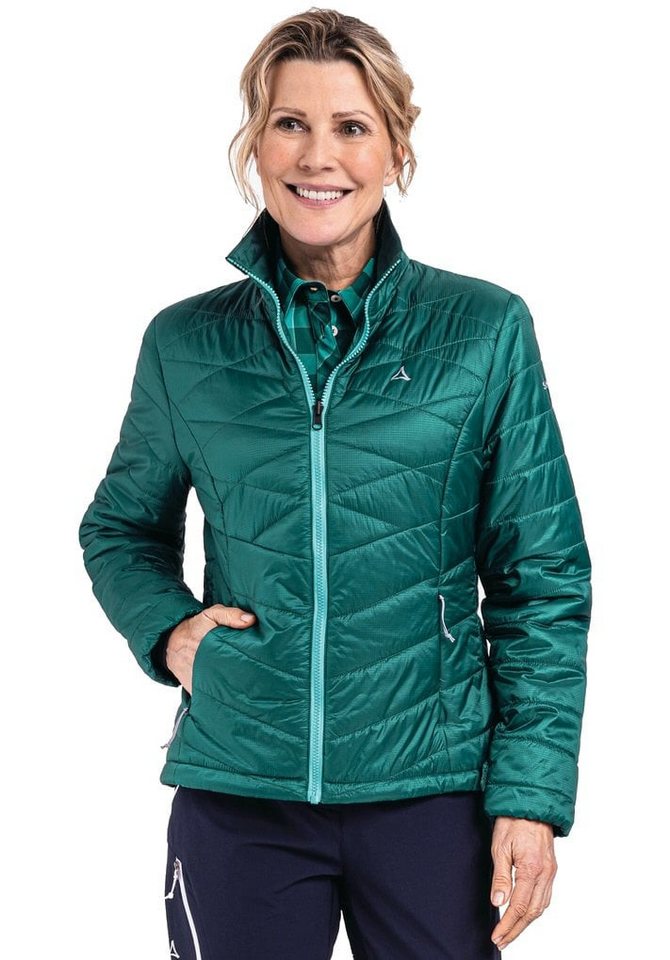 Schöffel Allwetterjacke Isolationsjacke ZipIn Seewand (wasserabweisend, winddicht) grün Damen von Schöffel