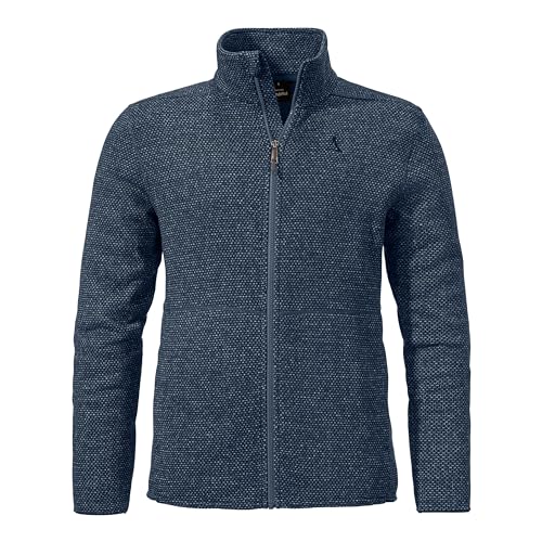 Schöffel M Fleece Jacket Aurora Blau - Warme schnelltrocknende Herren Fleecejacke, Größe 52 - Farbe Navy Blazer von Schöffel