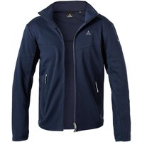 Schöffel Herren Fleecejacke blau Mikrofaser unifarben von Schöffel