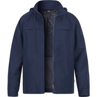 Schöffel Herren Regenjacke blau Mikrofaser unifarben von Schöffel