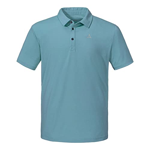 Schöffel Herren Poloshirt Wandershirt Funktionsshirt Vilan M, Farbe:Hellblau, Größe:52, Artikel:-8215 julilee Blue von Schöffel