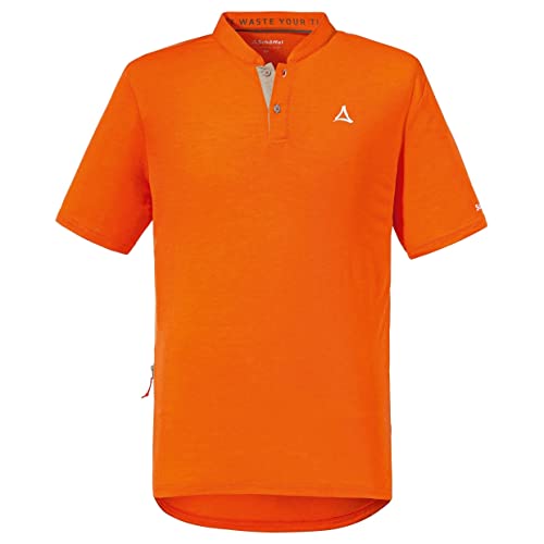 Schöffel Herren Rim Polohemd, Orange Blaze, 50 von Schöffel