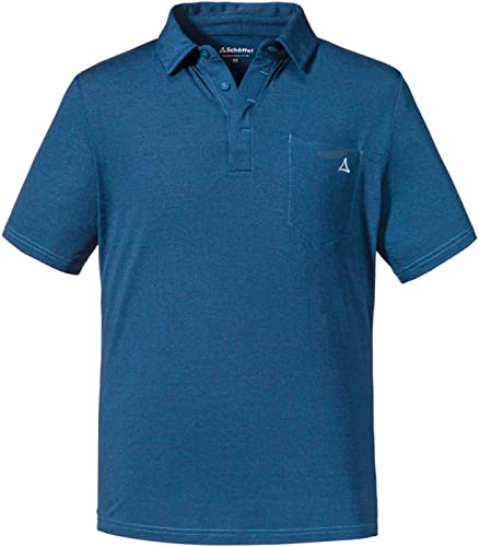 Schöffel Herren Scheinberg Polohemd, Blau, 50 von Schöffel