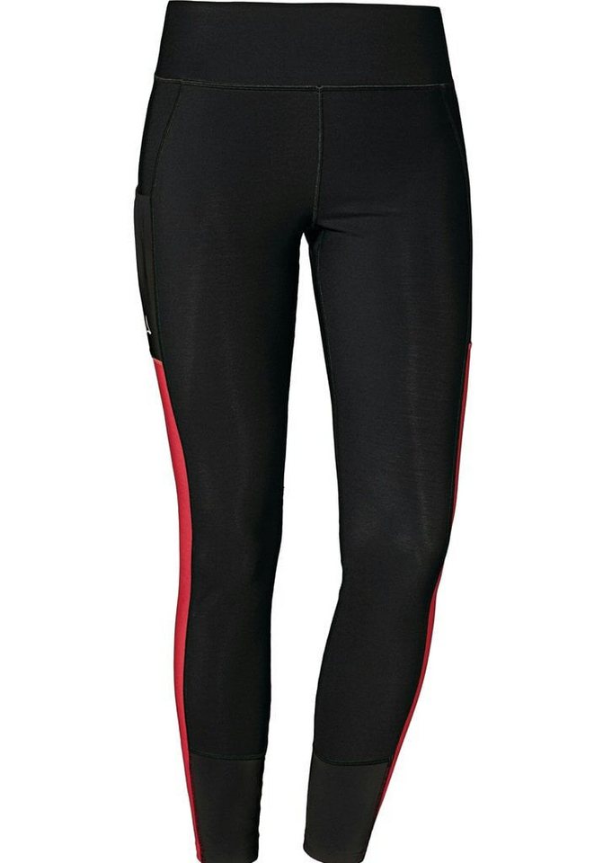 Schöffel Leggings Taja Tight (4-Wege Stretch, wasserabweisend) lang schwarz Damen von Schöffel