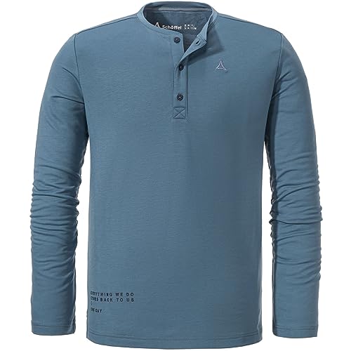 Schöffel Herren Breslau Longsleeve, Bering sea, 50 von Schöffel