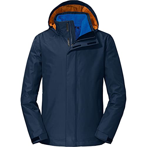 Schöffel M 3in1 Jacket Partinello Blau - Wasserdichte wärmende Herren Trekkingjacke, Größe 26 - Farbe Navy Blazer von Schöffel