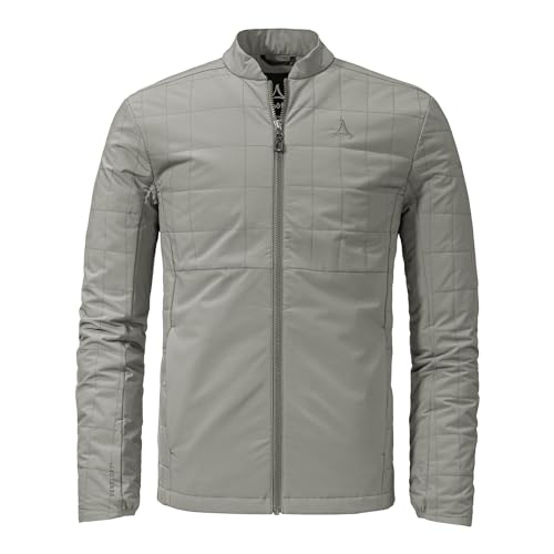 Schöffel M Insulation Jacket Bozen Grau - Wärmende winddichte Herren Isolationsjacke, Größe 52 - Farbe October Mist von Schöffel