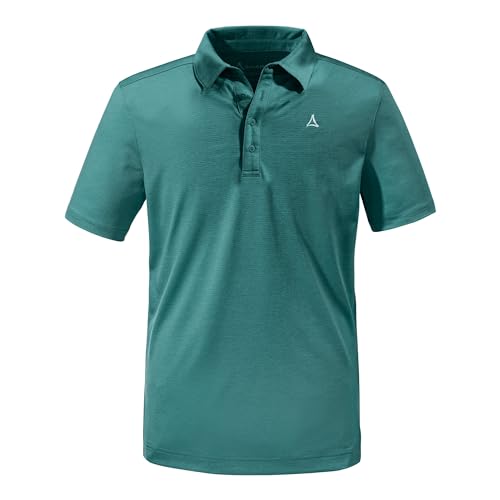 Schöffel M Polo Shirt Tauron Grün - Leichtes Komfortables Herren Poloshirt, Größe 54 - Farbe Teal von Schöffel