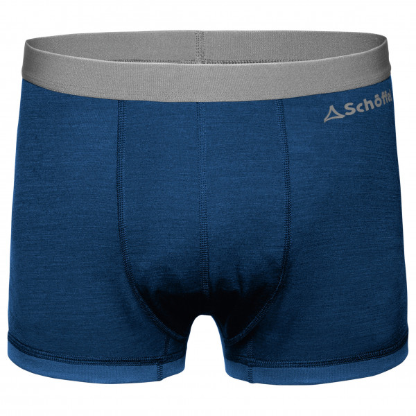 Schöffel - Merino Sport Boxershorts - Merinounterwäsche Gr M;S;XL;XXL blau;grau/schwarz von Schöffel