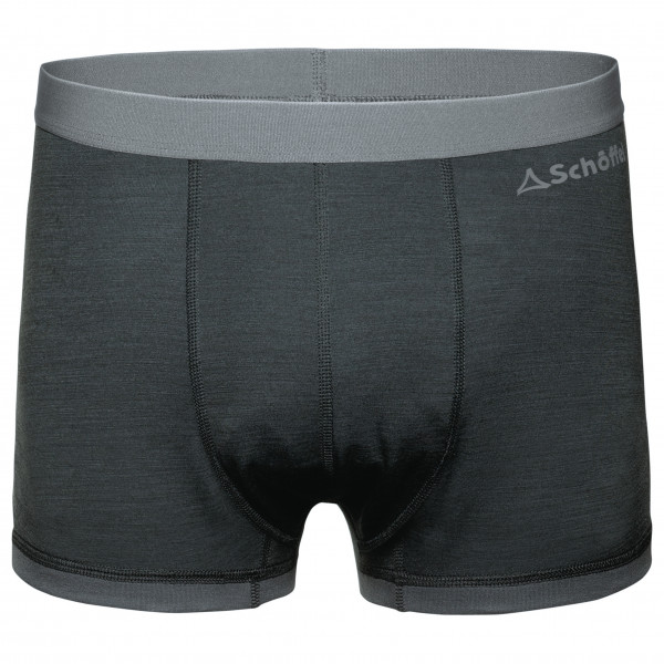 Schöffel - Merino Sport Boxershorts - Merinounterwäsche Gr S grau/schwarz von Schöffel