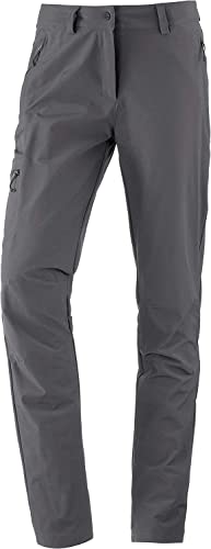 Schöffel Damen Pants Ascona, leichte und komfortable Wanderhose für Frauen, vielseitige Outdoor Hose mit optimaler Passform und praktischen Taschen, asphalt, 80 von Schöffel