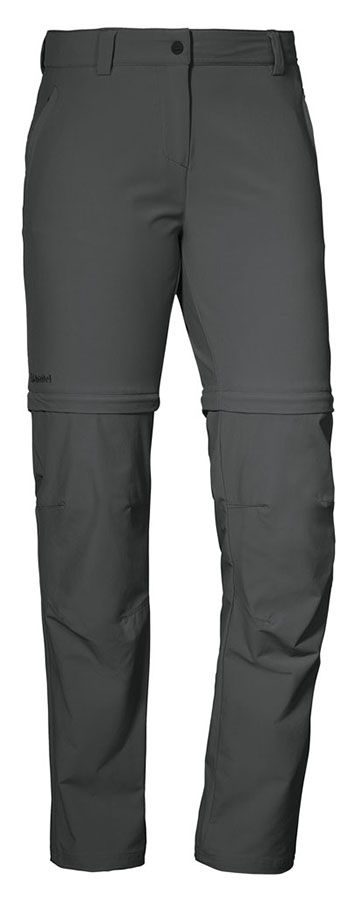Schöffel Pants Ascona Zip Off Damen Outdoorhose asphalt 40 von Schöffel